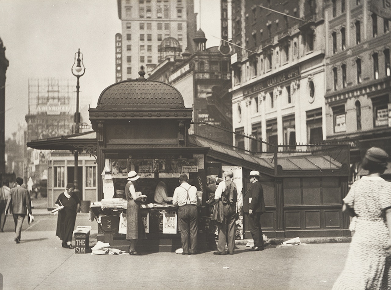 Claridge - 44th Street by Berenice Abbott