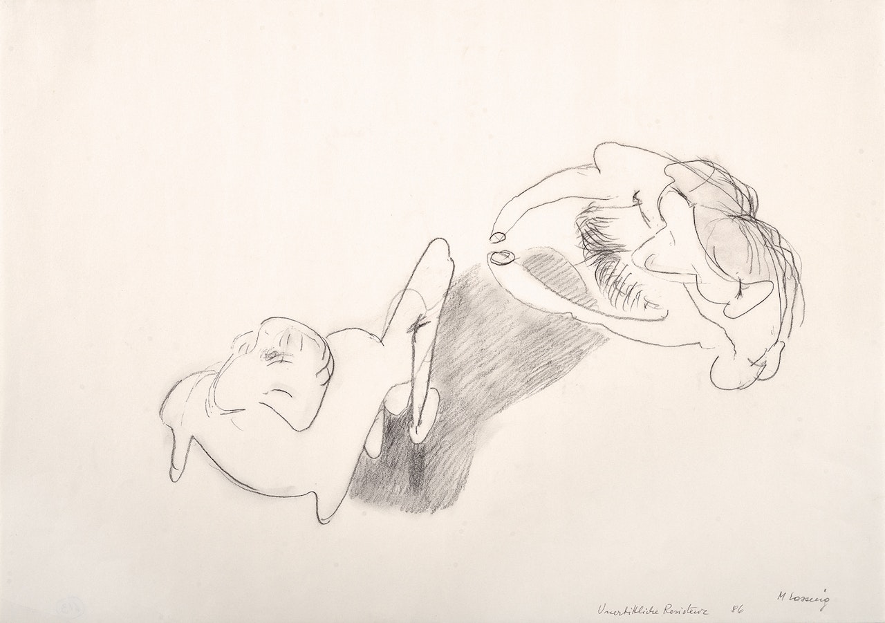 Unerbittliche Resistenz by Maria Lassnig