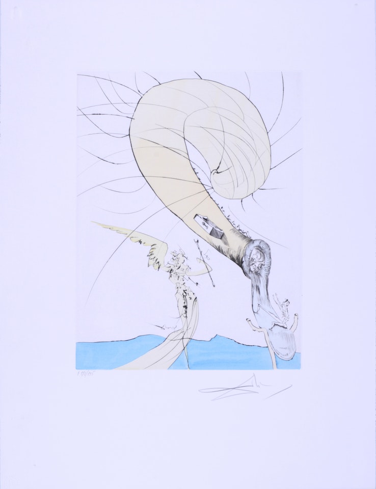 3 Sheets from "Après 50 ans de Surréalisme" by Salvador Dali