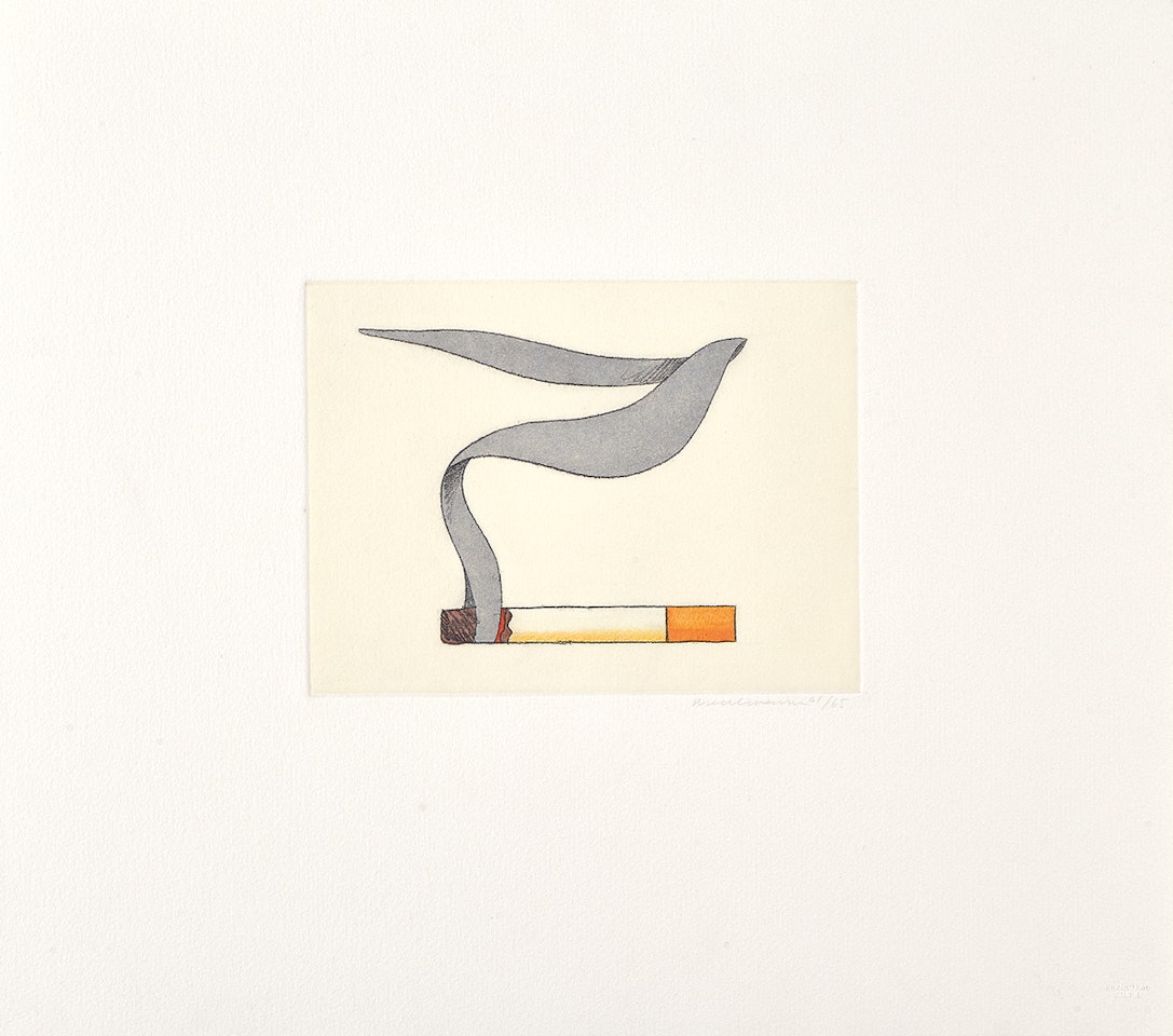 Smoking Cigarette 1 by Tom Wesselmann