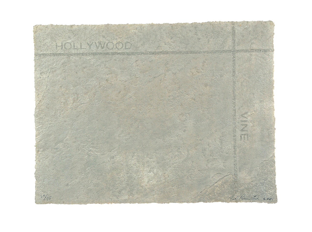 Hollywood Vine, from "Petro Plots Suite" by Ed Ruscha