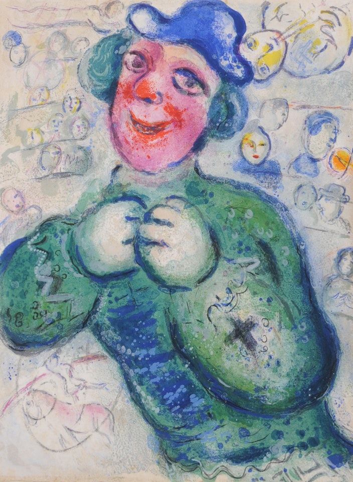 Untitled from "Cirque" by Marc Chagall