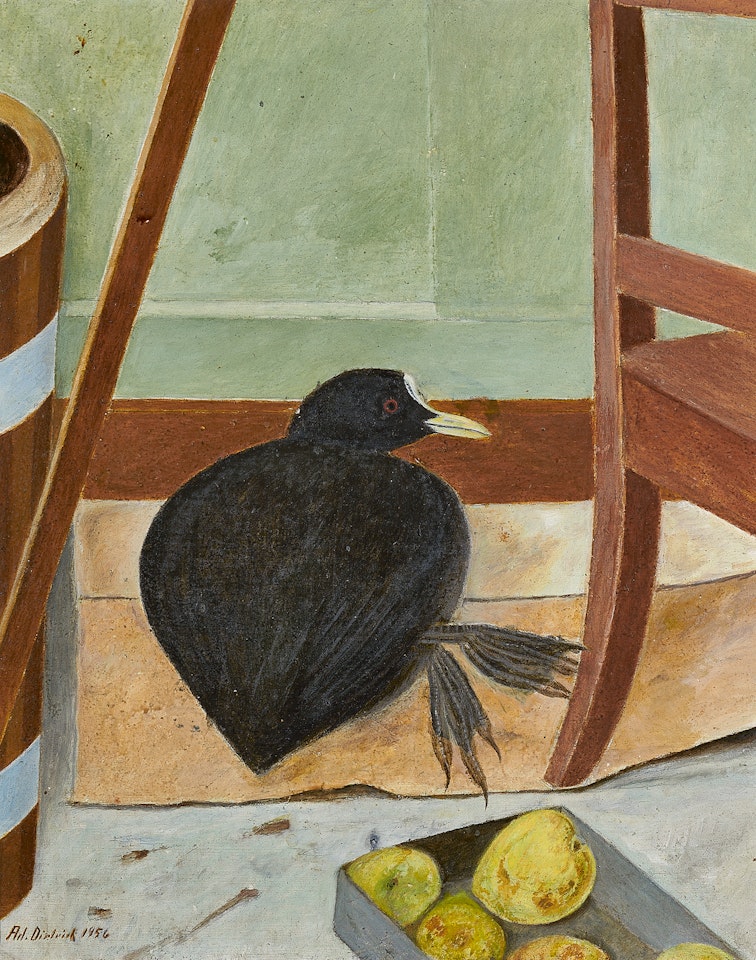 Blesshuhn mit Früchten (Black Coot with Fruits) by Adolf Dietrich