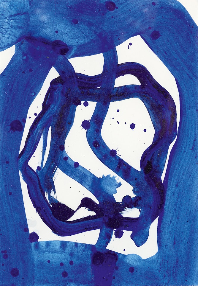 Untitled, SF 86-790 by Sam Francis