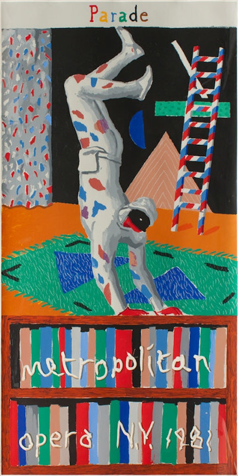 Poster. Metropolitan Opera by David Hockney
