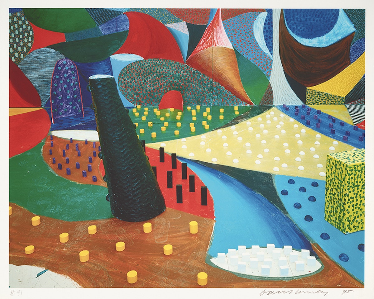 Snails Space, March 25th by David Hockney