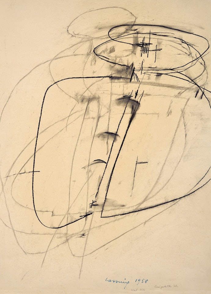 Zweigeteiltes Ich by Maria Lassnig