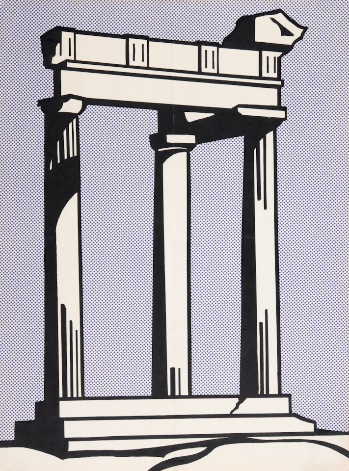 Temple (Leo Castelli Gallery Exhibition) by Roy Lichtenstein