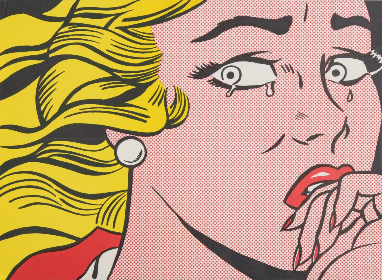 Crying Girl (Leo Castelli Gallery Exhibition) by Roy Lichtenstein