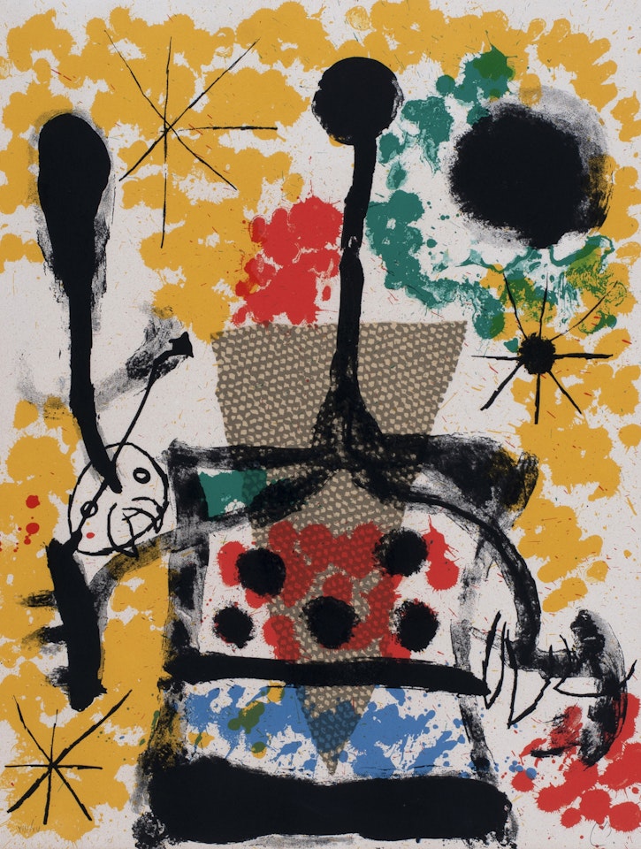 Sheet 4 from "Album 19" by Joan Miró