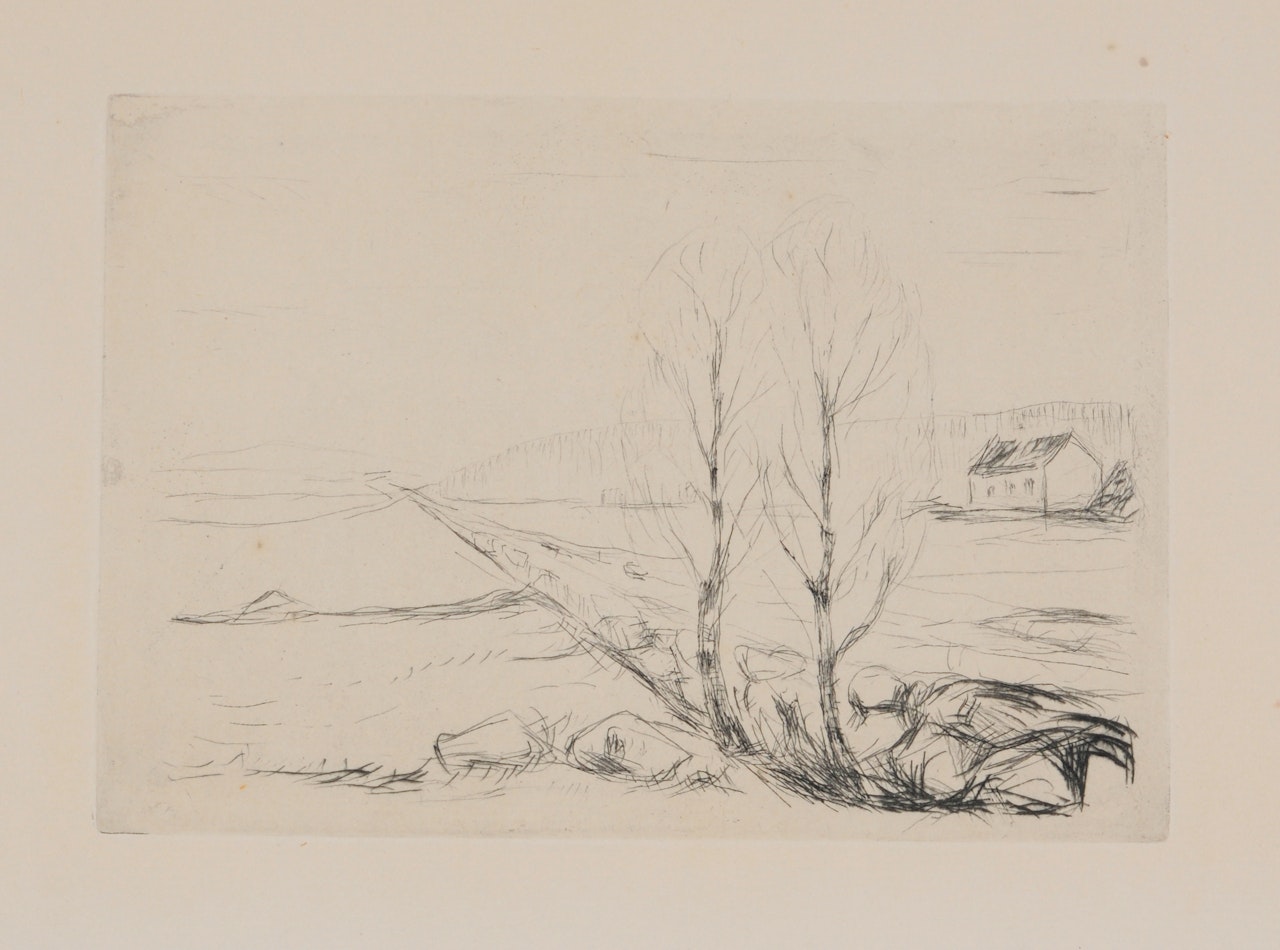 Landschaft (Landscape) by Edvard Munch