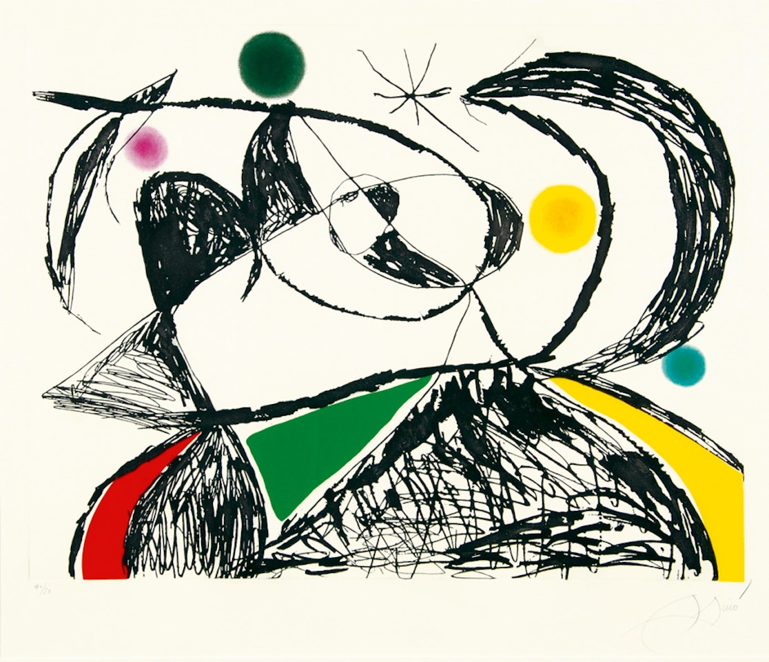 Sheet from "Série Mallorca" by Joan Miró