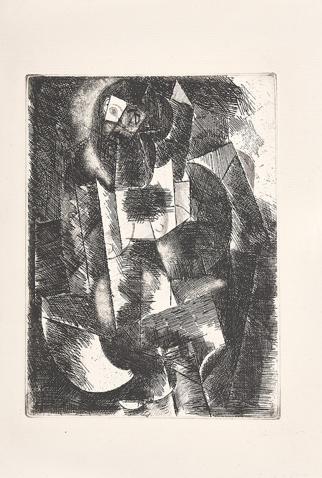 Femme nue, from "Le siège de Jerusalem" by Pablo Picasso