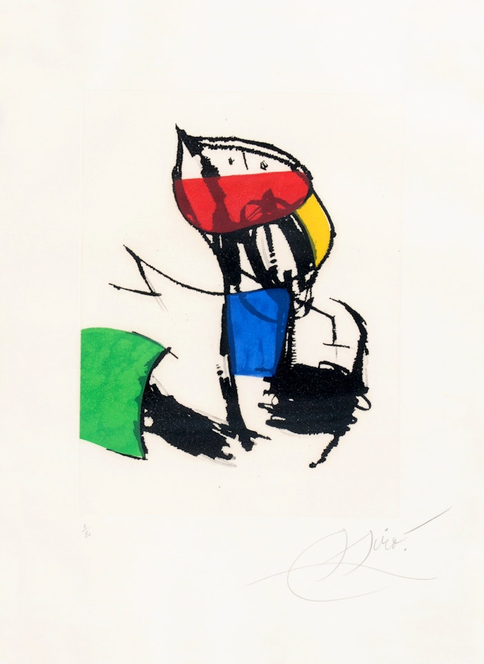 Chanteur des rues III by Joan Miró
