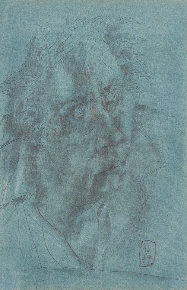Selfportrait by Horst Janssen