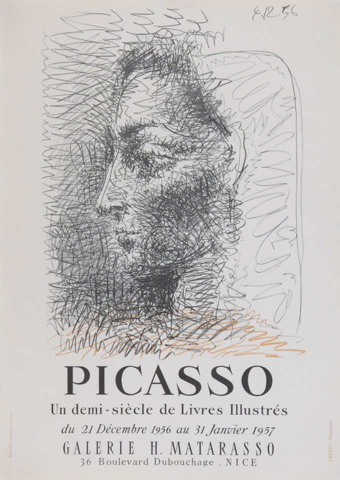 Poster. Un demi-siècle de livres illustrés by Pablo Picasso