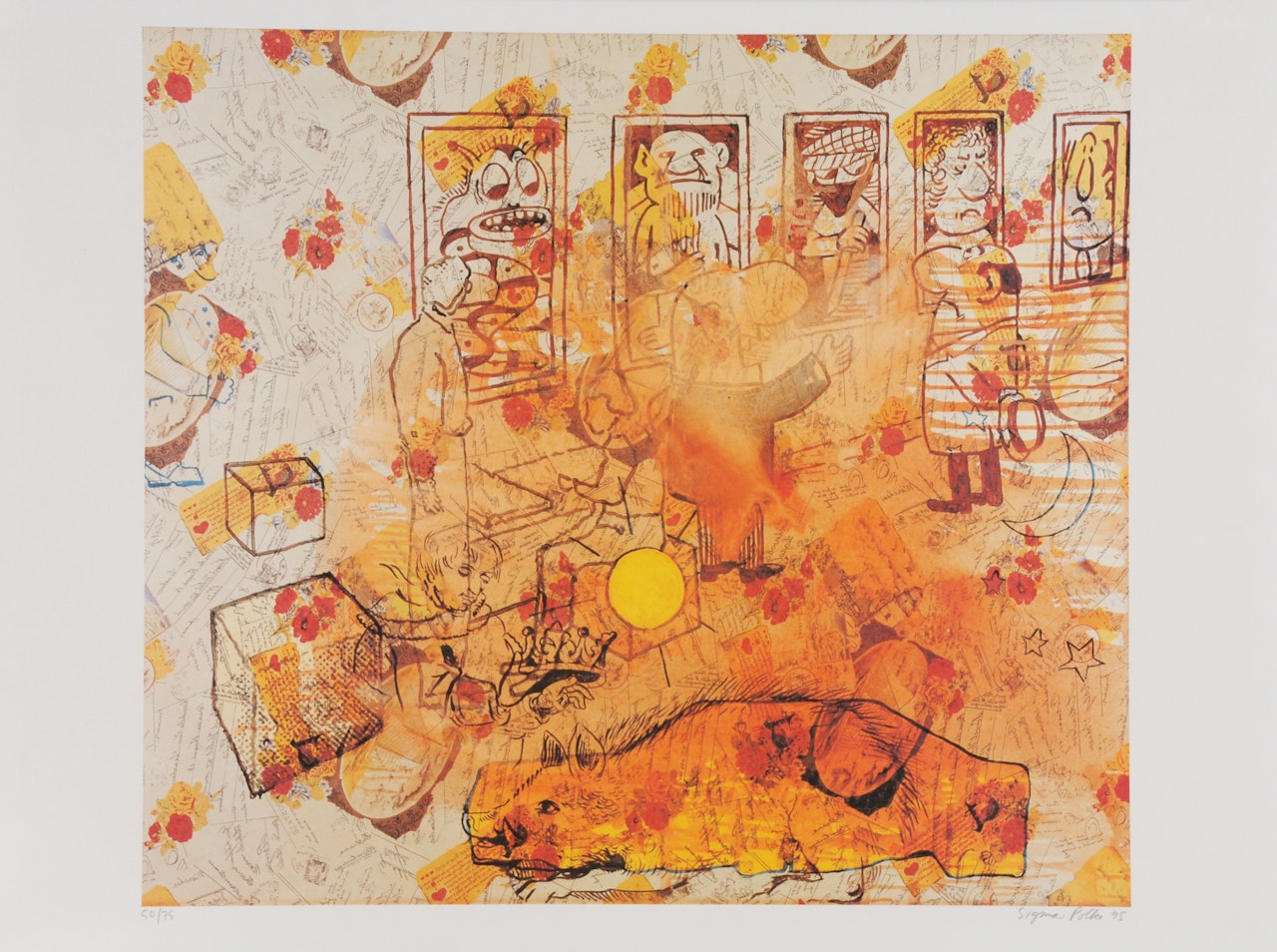 Ahnengalerie (Ancestral Halls) by Sigmar Polke
