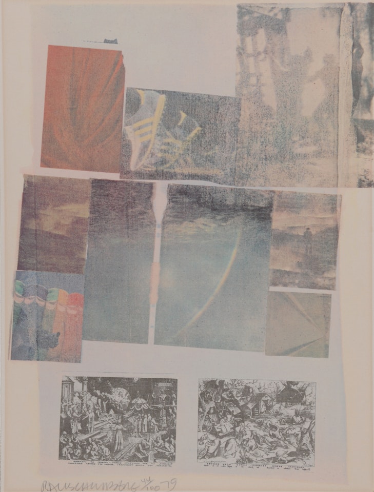 People Have Enough Trouble Without Being Intimidated by an Artichoke by Robert Rauschenberg