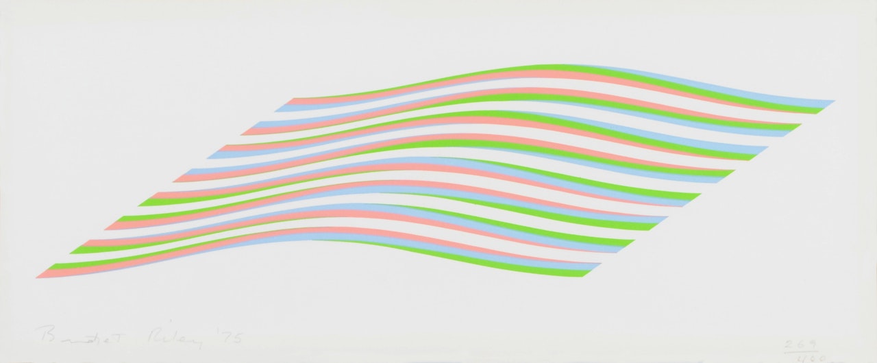 Wave by Bridget Riley