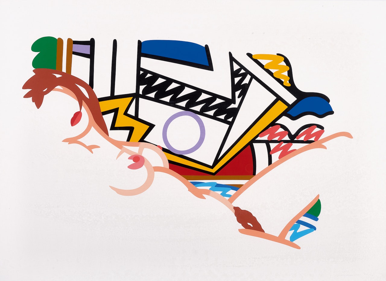 Monica Nude with Lichtenstein by Tom Wesselmann