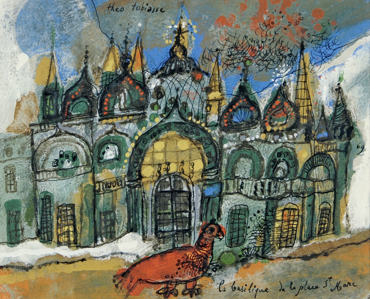 La basilique de la place St. Marc by Théo Tobiasse