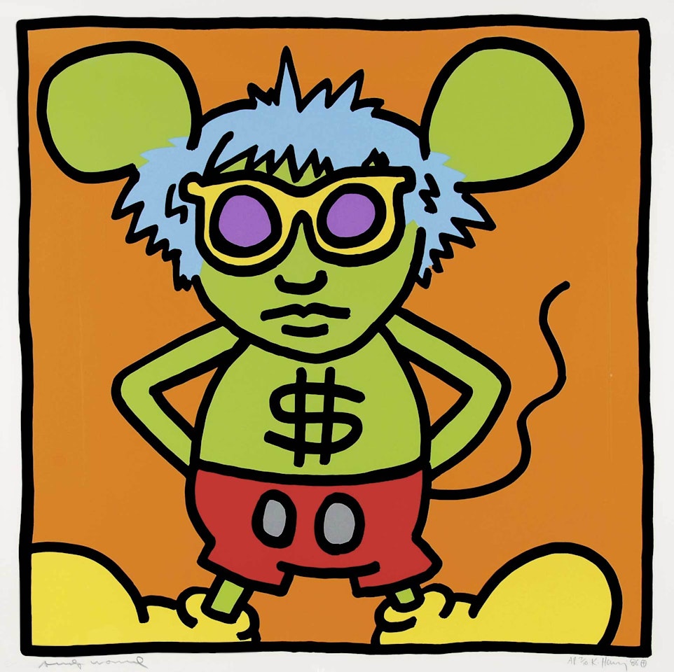 Andy Mouse by Keith Haring