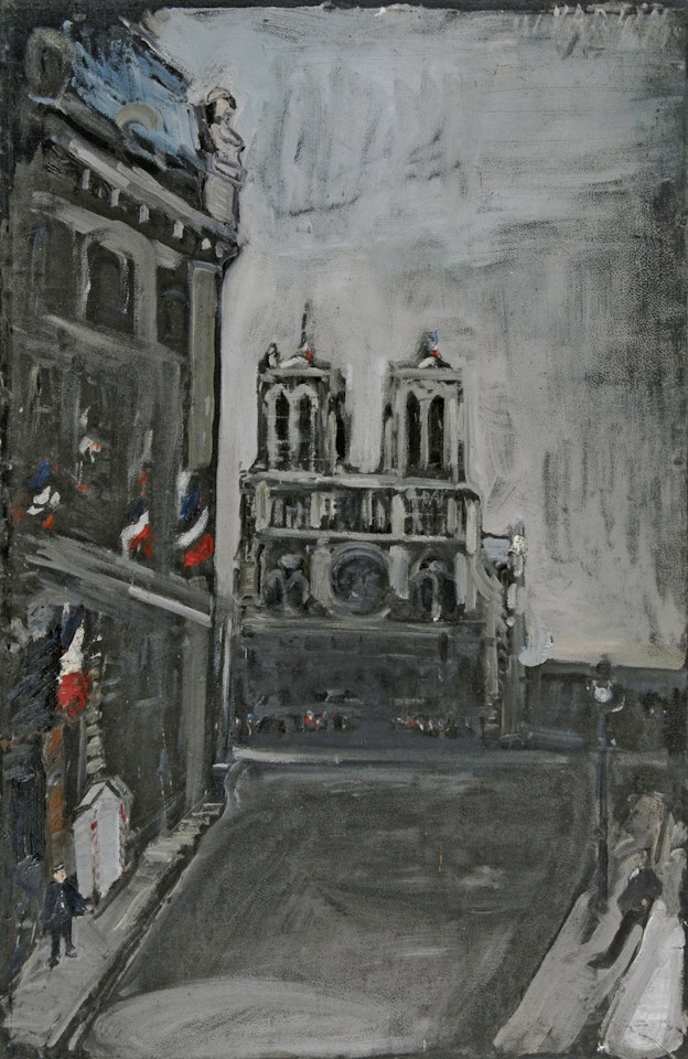 Notre-Dame in Paris by Willy Guggenheim Varlin
