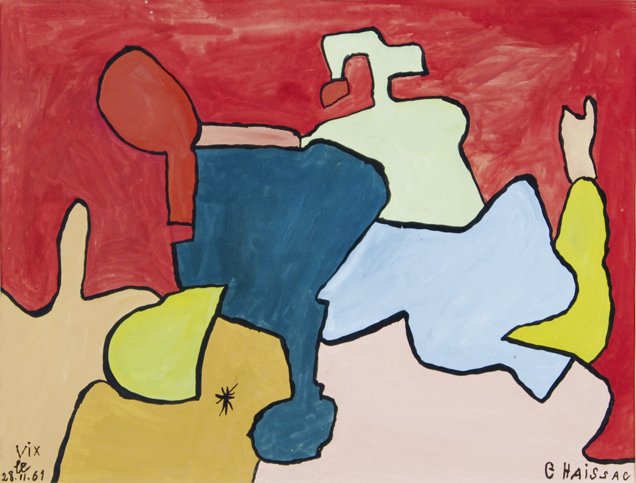 Composition by Gaston Chaissac