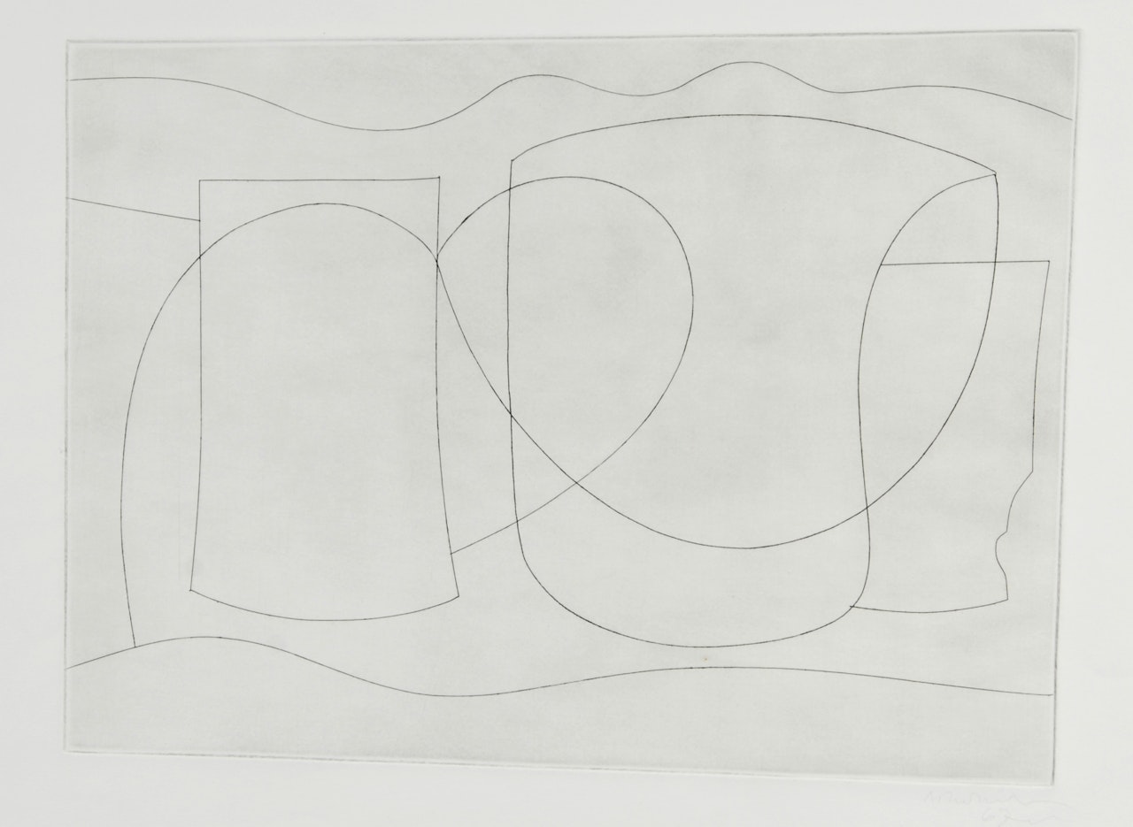 Euboea (Horizontal Linear) by Ben Nicholson, O.M.