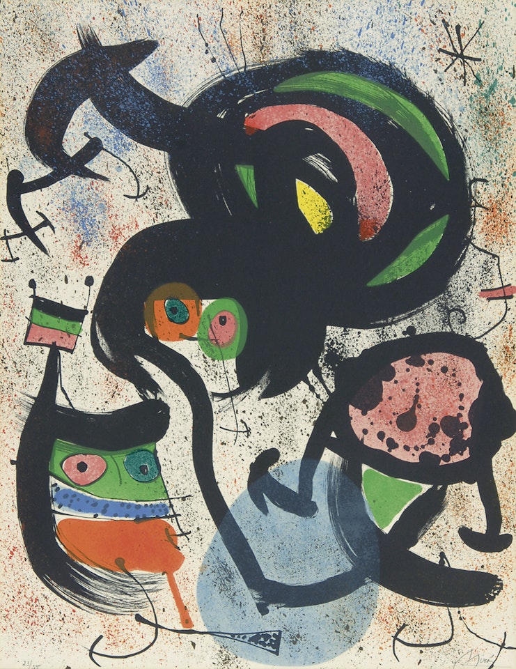 Sheet 2, from "Los videntes" by Joan Miró