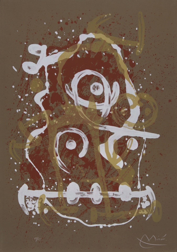 Chevauchée-brun by Joan Miró