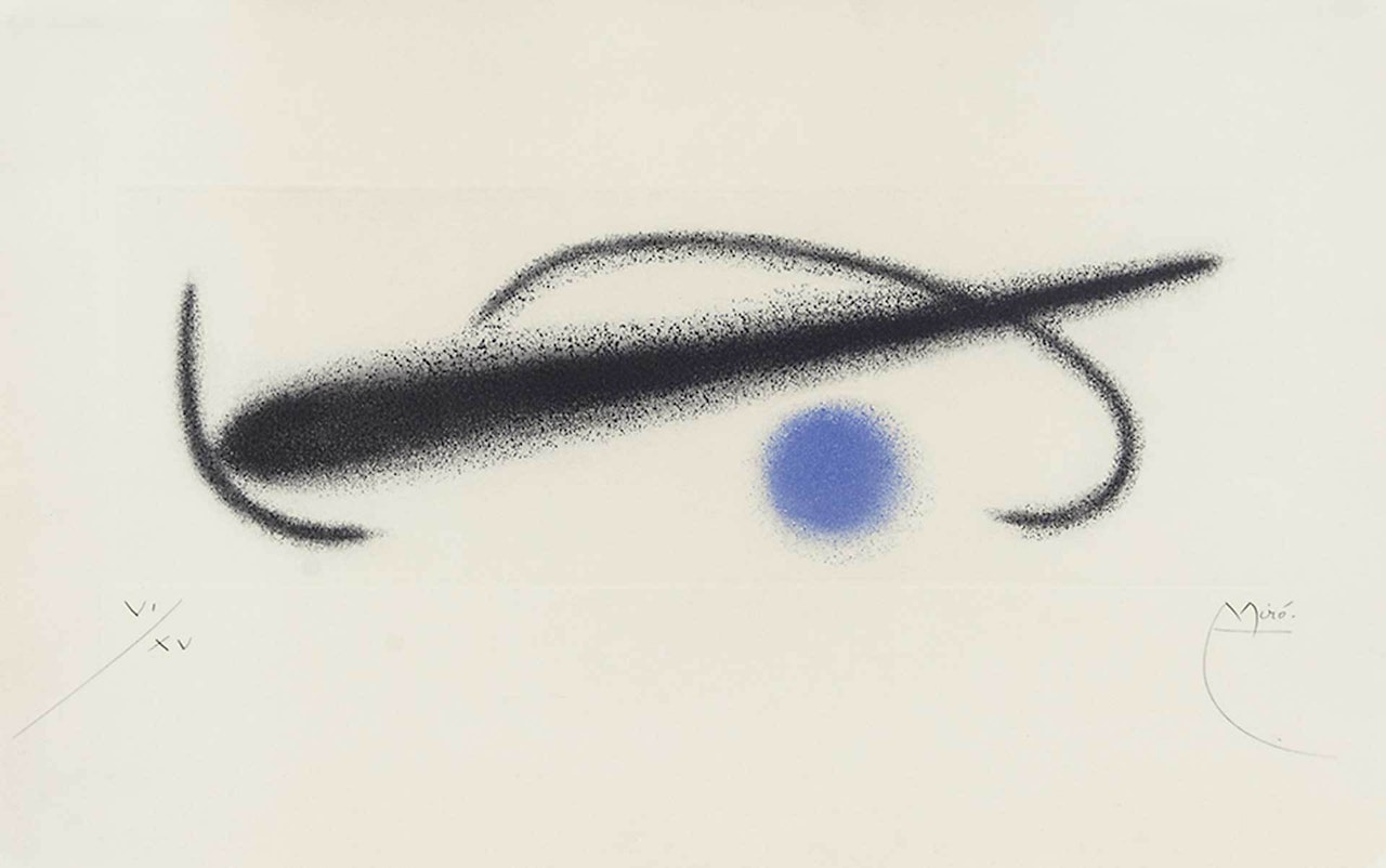Fusées, from "Nous avons" by Joan Miró