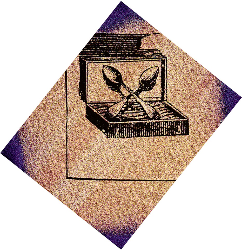 Dr Pabscht het z"Schpiez s"Schpäckbschteck z"schpät bschteut by Sigmar Polke