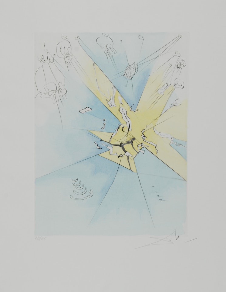 Une entrée fracassante aux U.S.A., from "Après 50 ans de Surréalisme" by Salvador Dali
