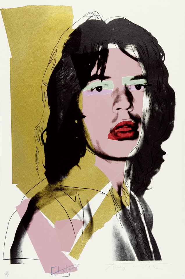 Mick Jagger by Andy Warhol