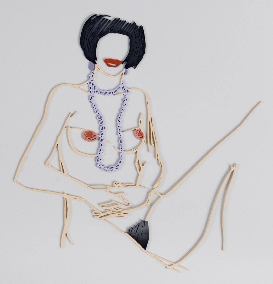 Monica with Necklace by Tom Wesselmann