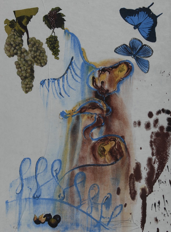 2 sheets from "Les Saisons" by Salvador Dali