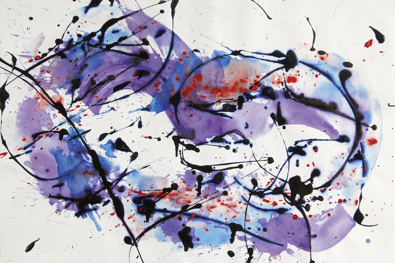 Untitled by Sam Francis