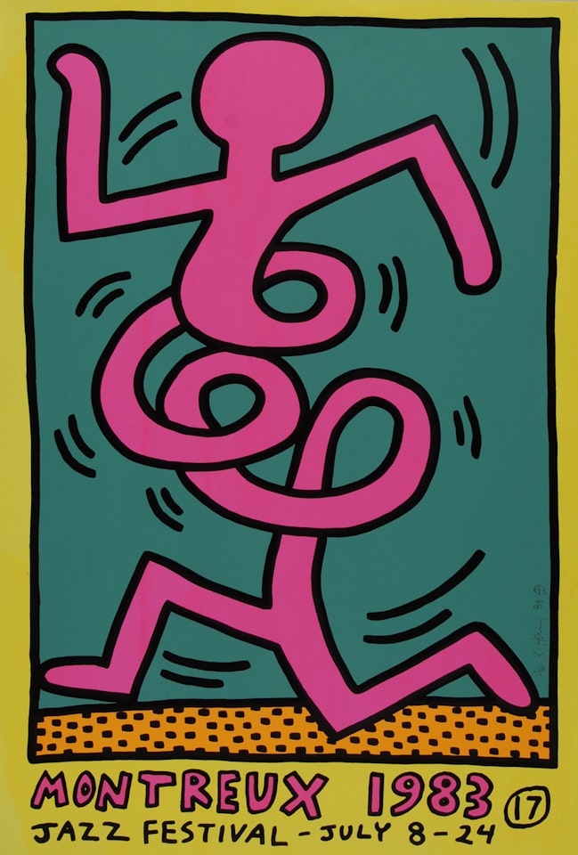 Montreux, 17ème Festival de Jazz by Keith Haring