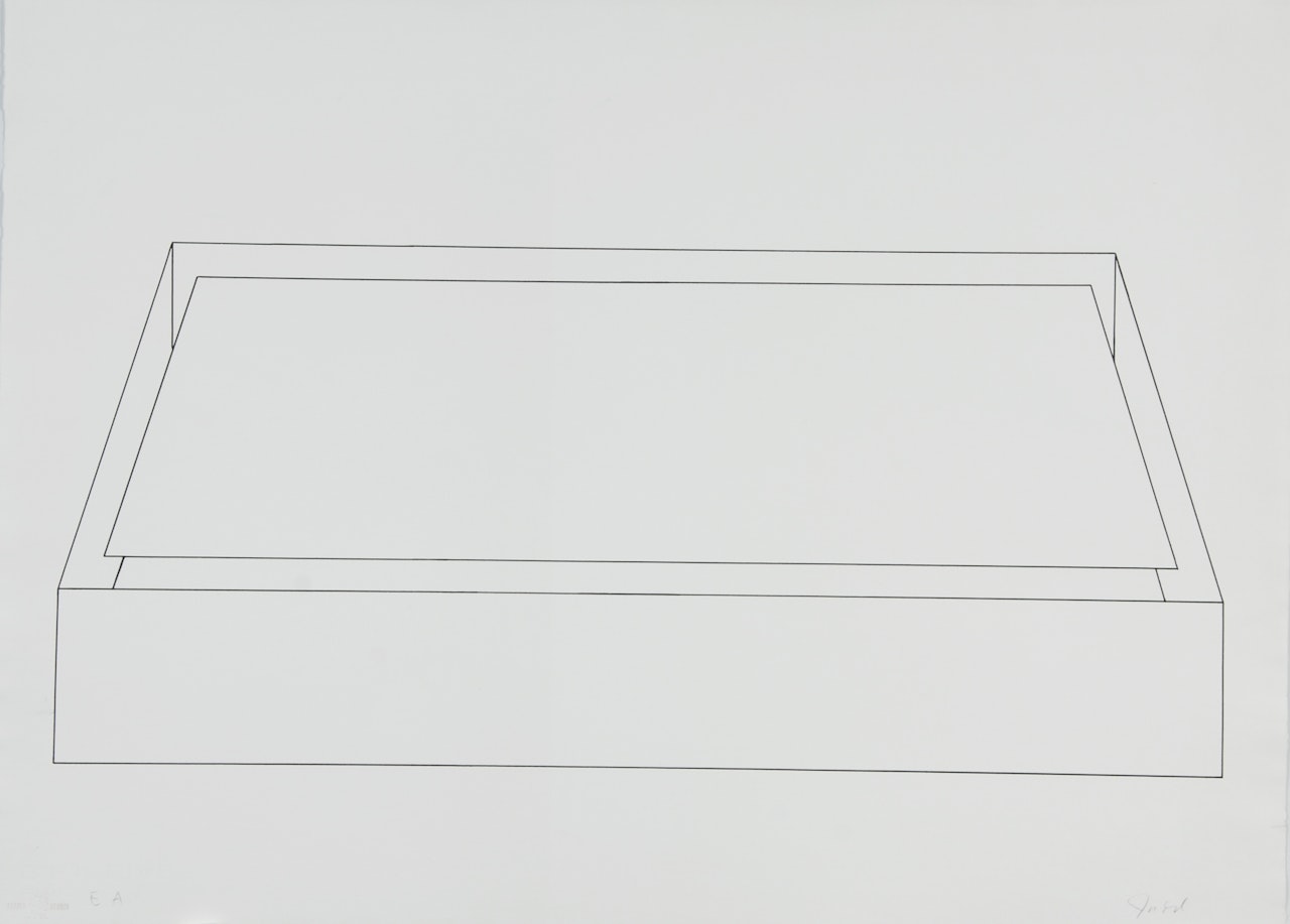 Untitled, from "Hommage à Picasso" by Donald Judd