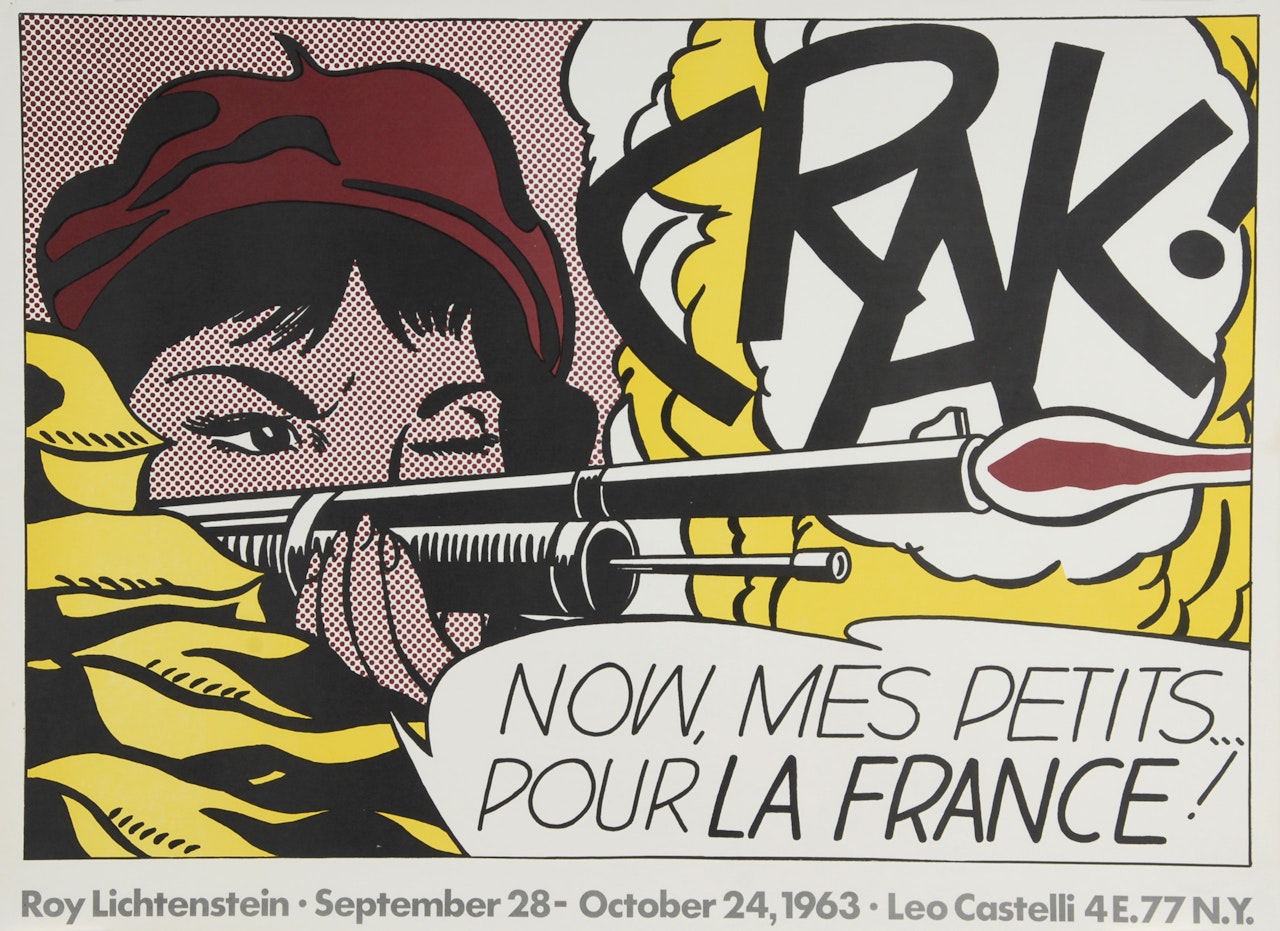 Poster. CRAK! by Roy Lichtenstein