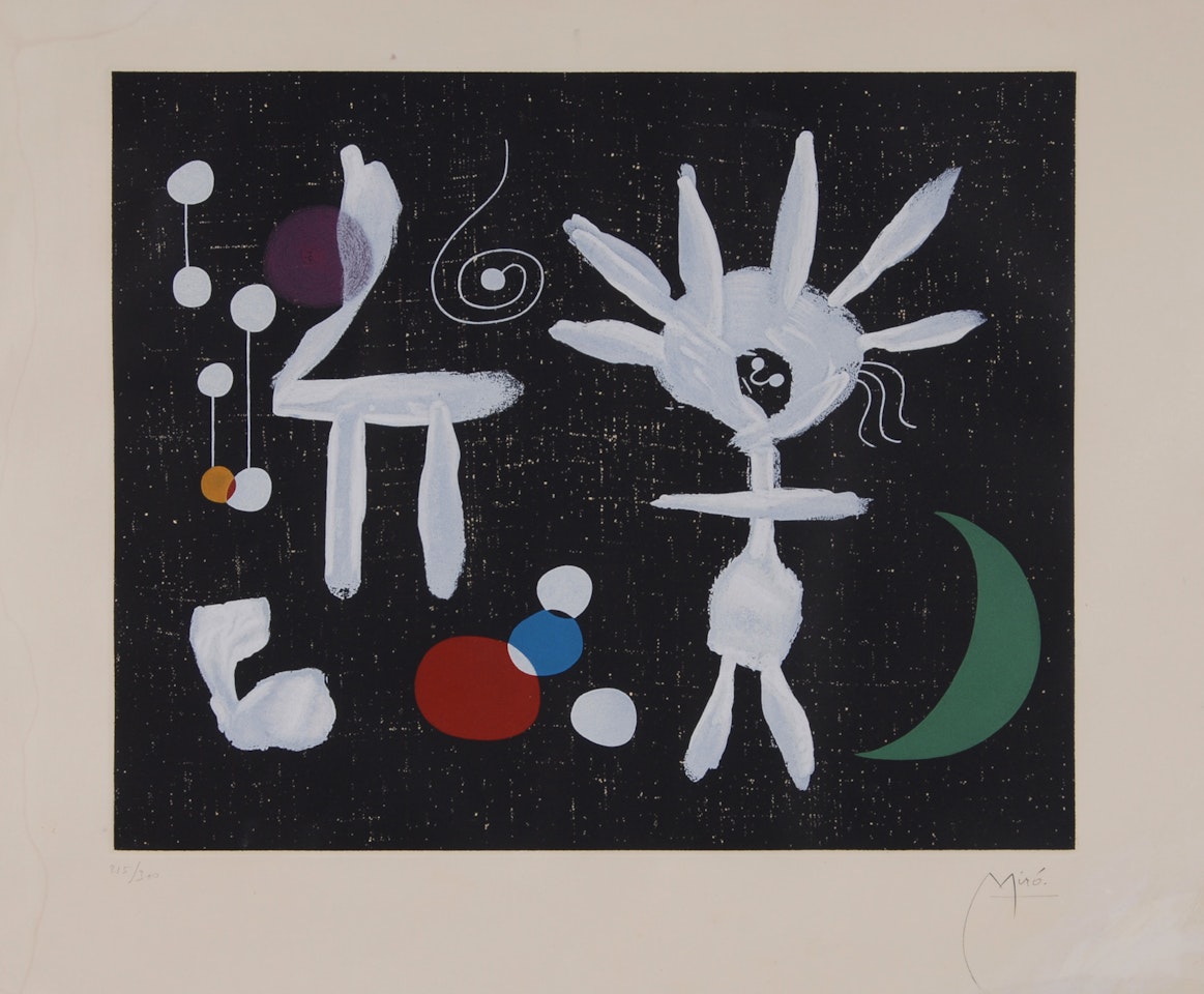 La rosée matinale au clair de lune by Joan Miró