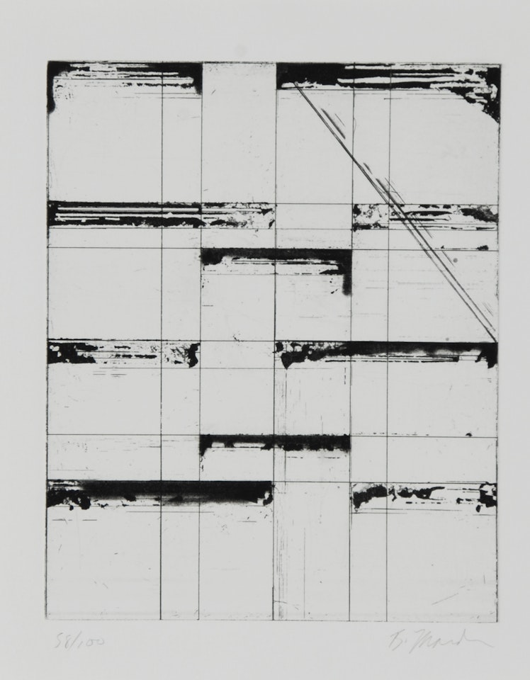 Etching for Parkett by Brice Marden