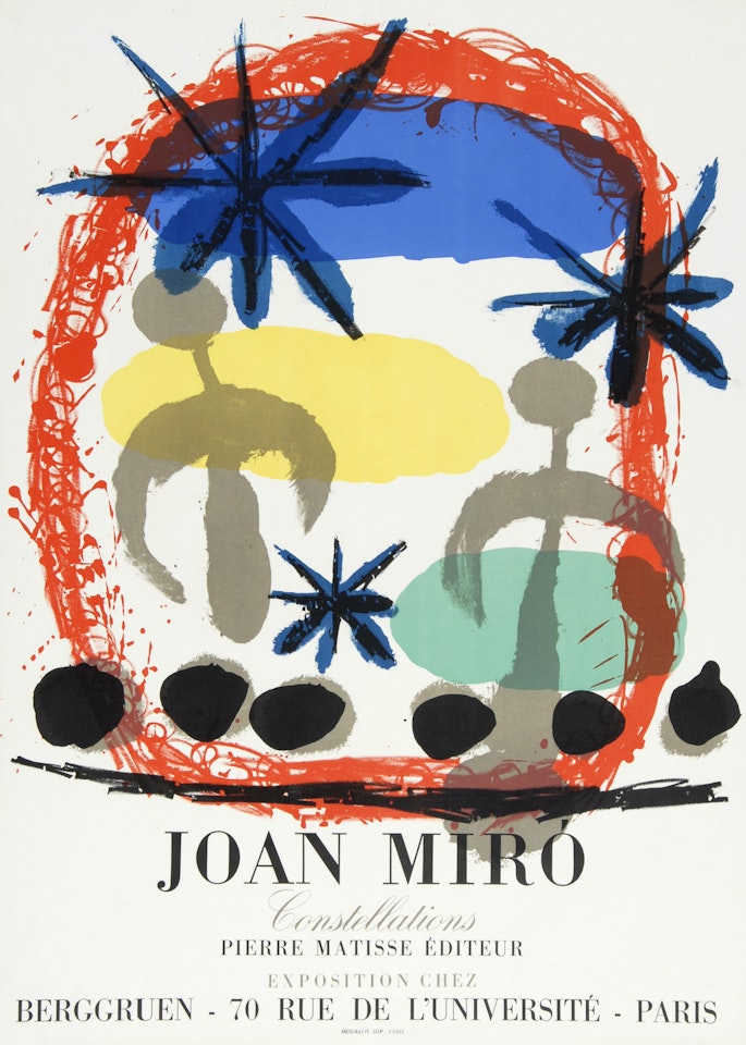 Poster. Joan Miró Constellations by Joan Miró