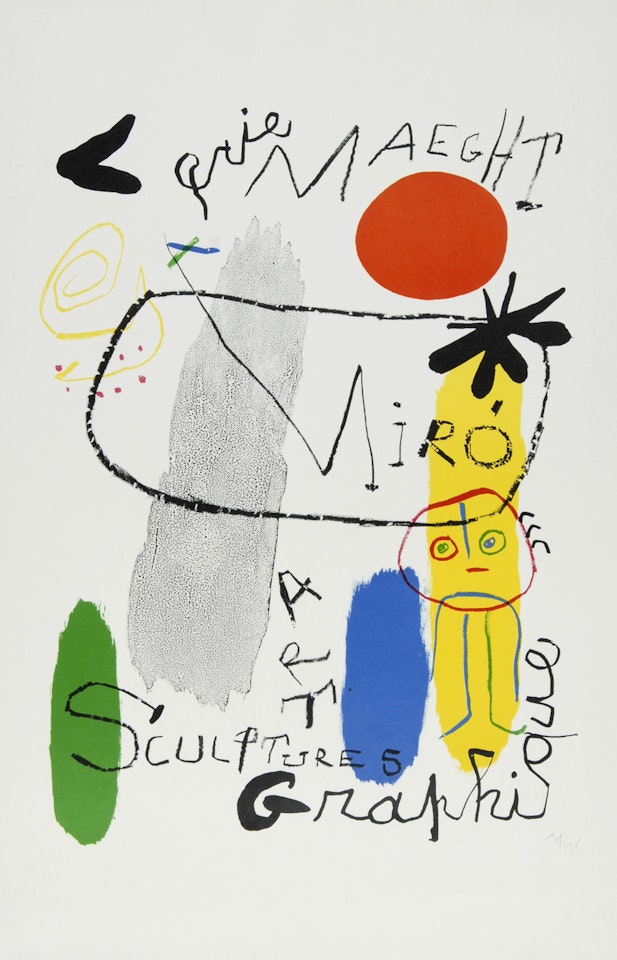 Poster. Exposition Galerie Maeght, Sculptures - Art Graphique by Joan Miró
