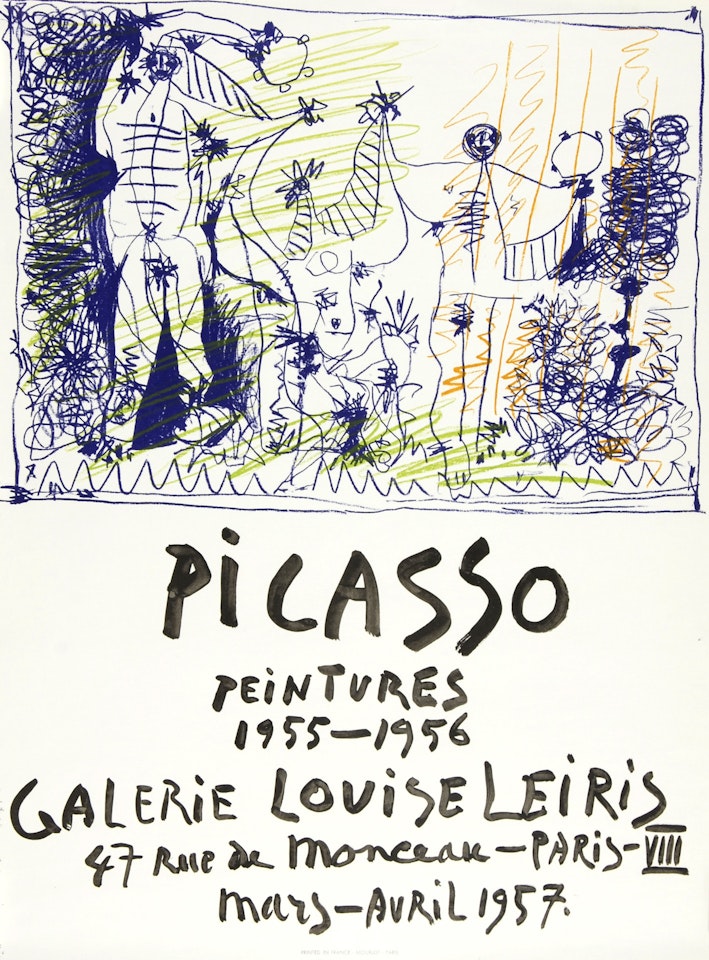 Poster. Picasso Peintures by Pablo Picasso