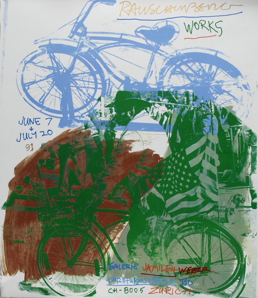 Poster. Rauschenberg Works - Galerie Jamileh Weber by Robert Rauschenberg