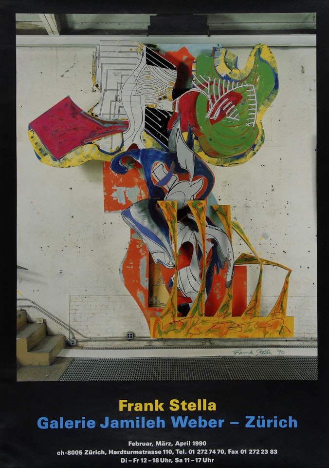 Poster. Frank Stella - Galerie Jamileh Weber, Zurich by Frank Stella