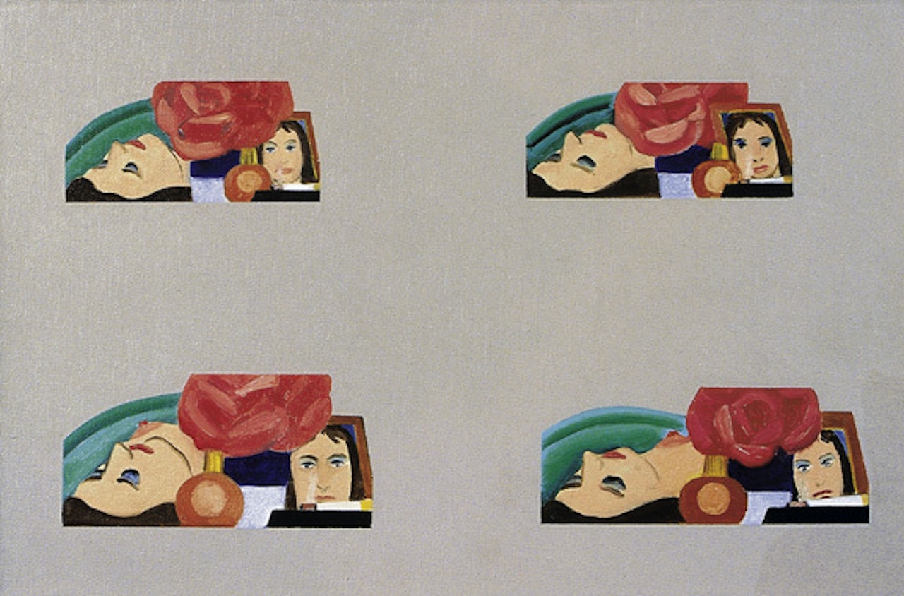 Multiple Study for Bedroom Painting 32 by Tom Wesselmann