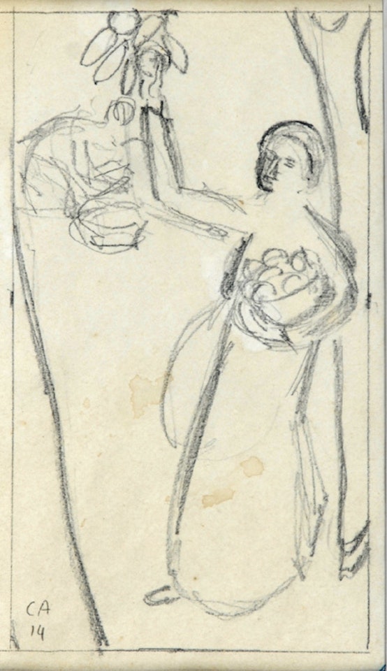 Study for "Apfelernte" by Cuno Amiet